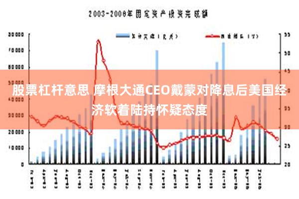 股票杠杆意思 摩根大通CEO戴蒙对降息后美国经济软着陆持怀疑态度